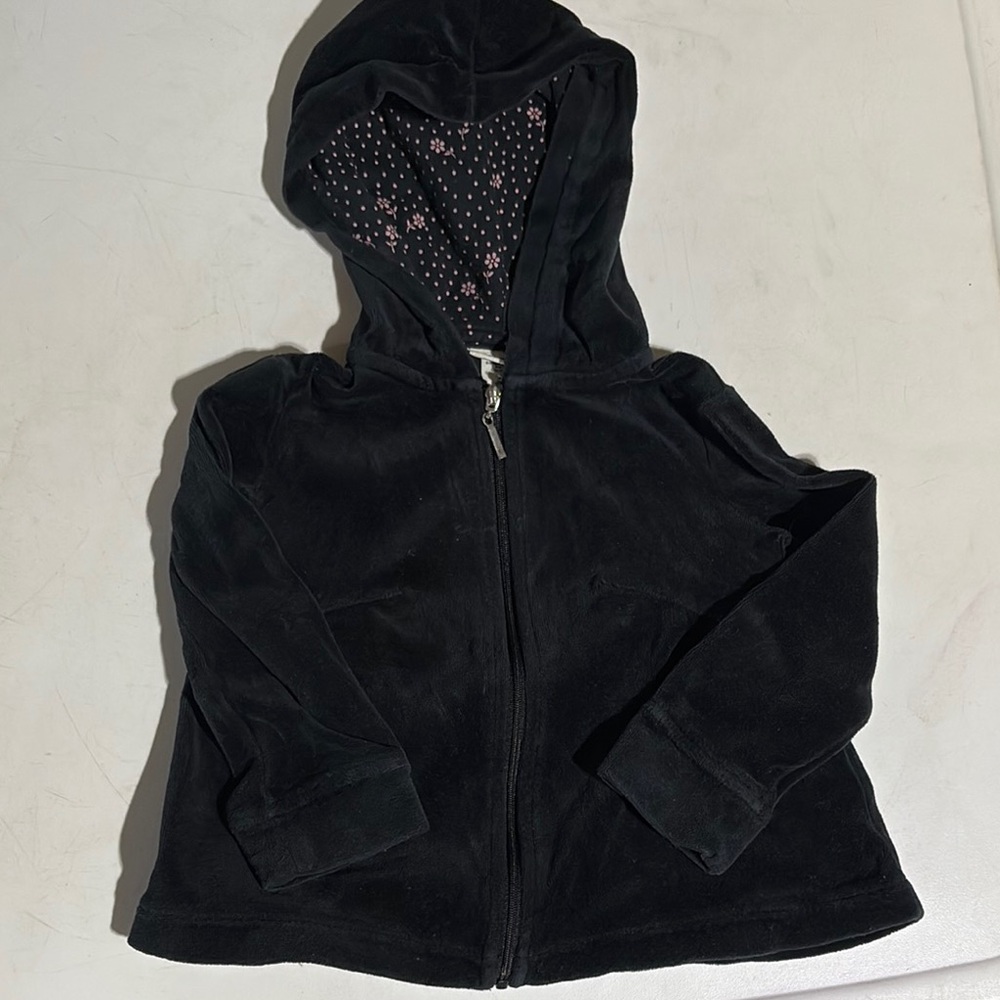 Cherokee Black Jacket with Pink Floral Lining